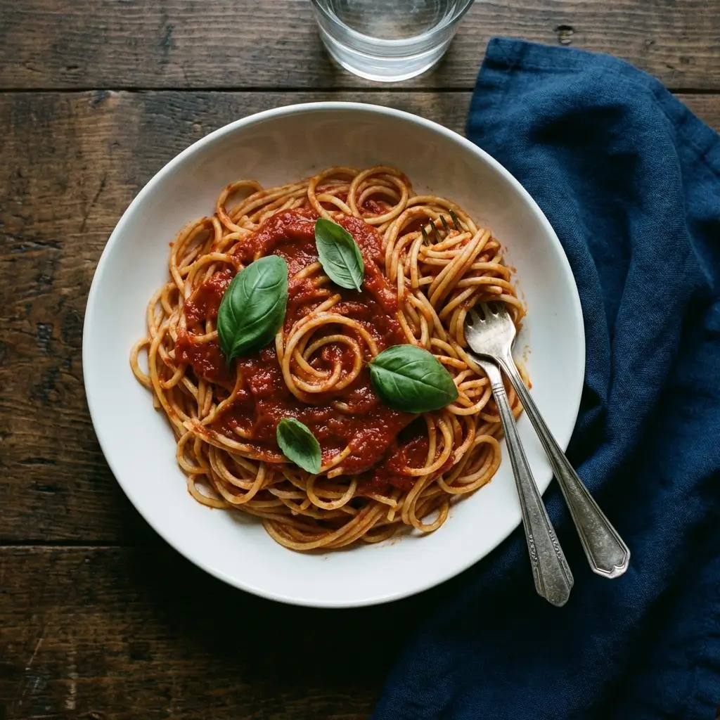 Classic Marinara Spaghetti