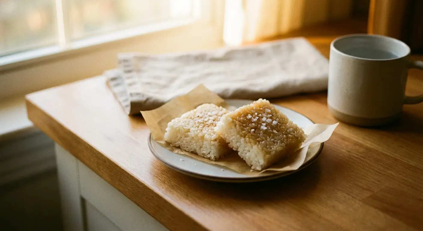 Salted Maple Rice Cakes